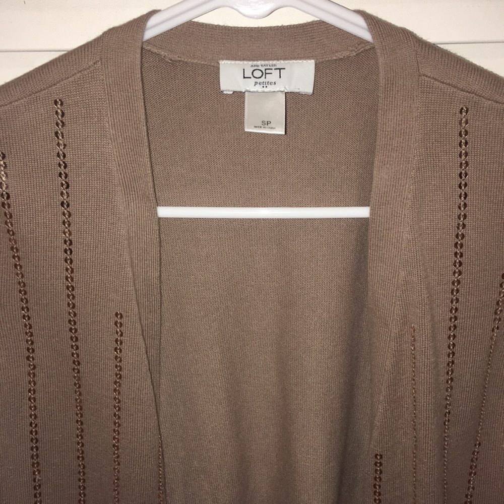 💝DONATED💝 LOT of 4 LOFT Sweaters Cardigan Tops - Picture 11 of 13